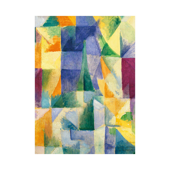 Robert Delaunay Windows Open Simultaneously greetings card